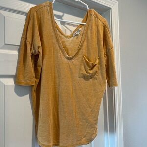 Express yellow shirt